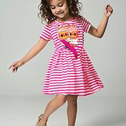 Labubu summer dress white/pink