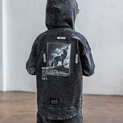 Mash Mnie soft denim mikina black