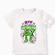 Six Seven triko bílé