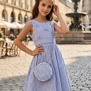 Marina mašličkové šaty s kabelkou