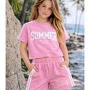 Letní teenage komplet Summer pink