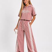 Espresso teenage lounge set s kamínky pink