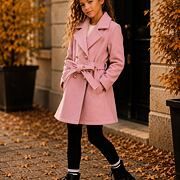 Flaušový kabátek pink