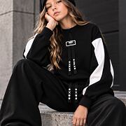 BLACK fashion mikina černá