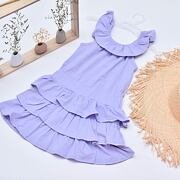 Frill bavlněné šaty La Loca lila