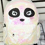 Panda batoh s překlápěcími flitry