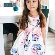 Pastel flower šaty