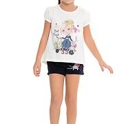 Cute girl triko + šortky