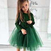 PREMIUM green tylové šaty