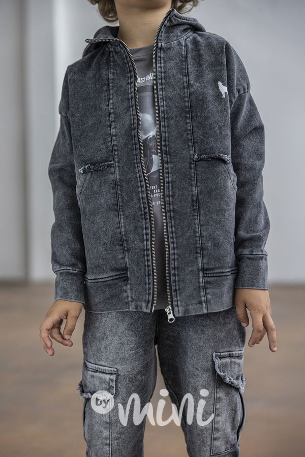 Mash Mnie soft denim mikina black