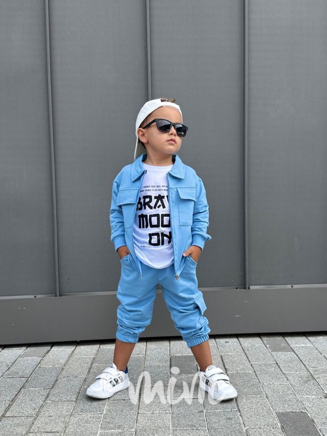 BRAVE 3-dílná souprava modrá