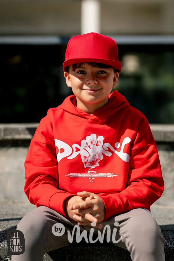 All for kids mikina HAND červená