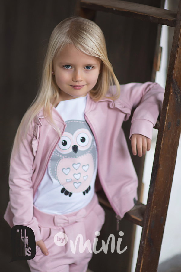 Pink růžové baggy s mašličkou