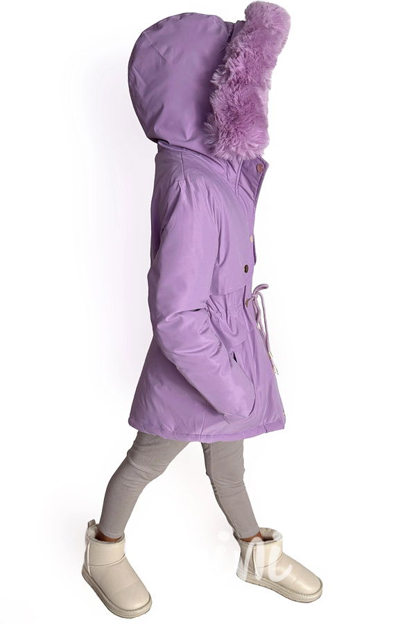 Zimní parka s kožíškem LILA