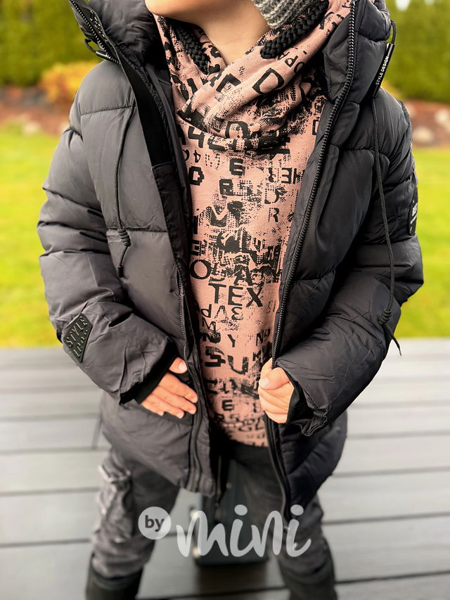 Zimní černá bunda STYLE