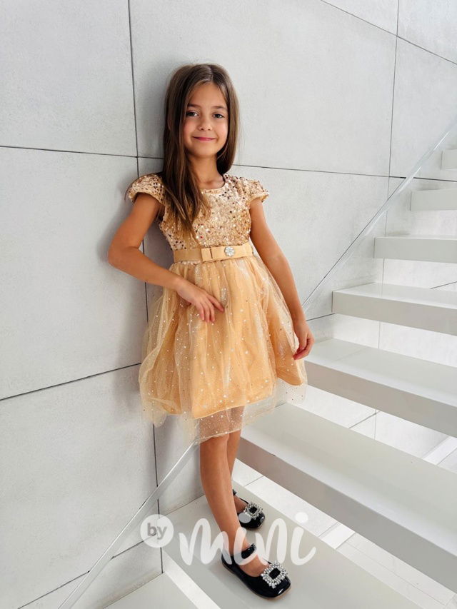 PREMIUM slavnostní šaty STARS zlaté