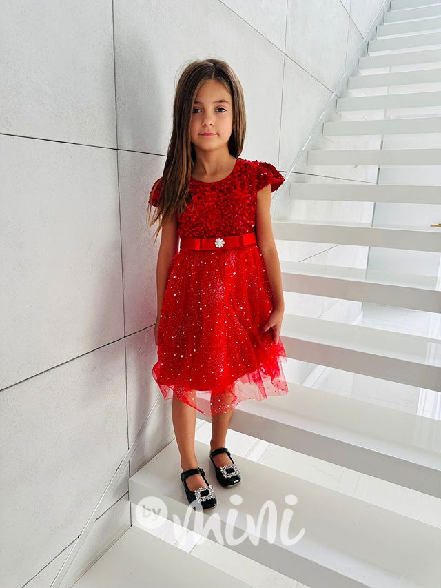 PREMIUM slavnostní šaty STARS červené