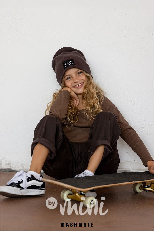 Mash Mnie barrel cargo volné kalhoty hnědé