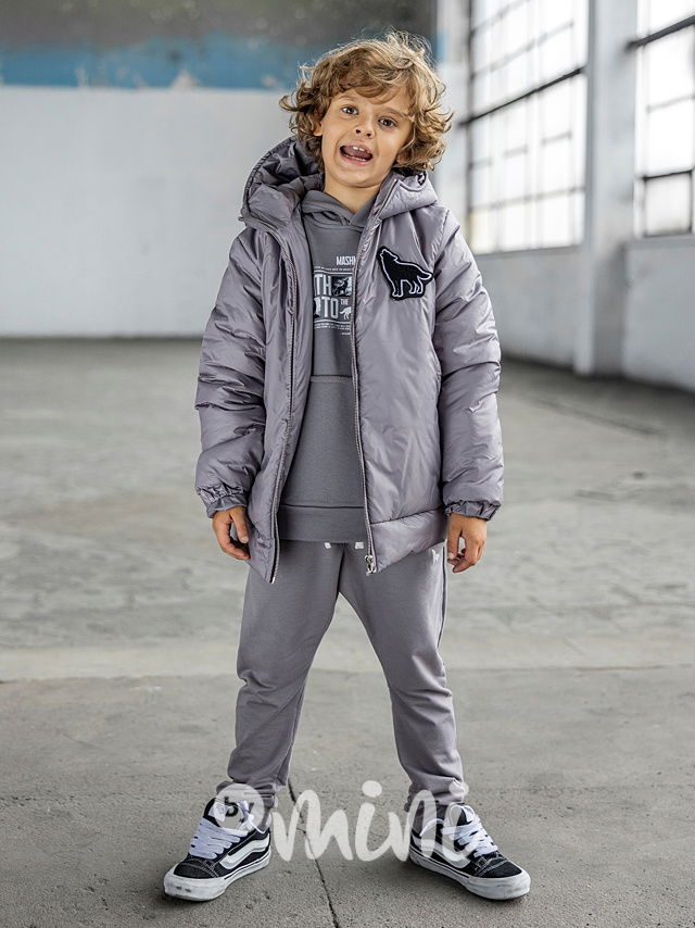 Mash Mnie zimní bunda WOLF ice grey