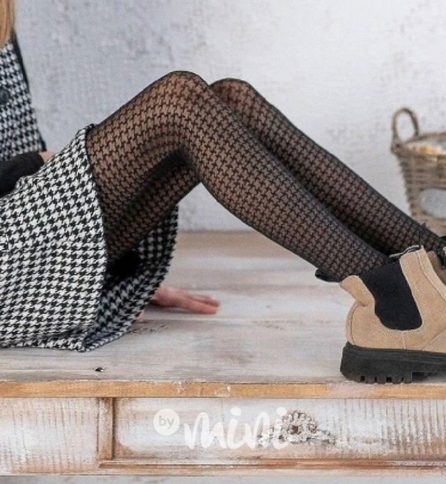 PREMIUM silonky CHICCA se vzorem černé