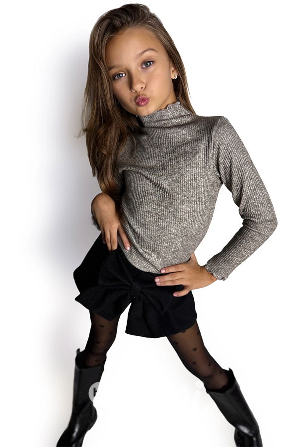 Slim silver grey svetřík