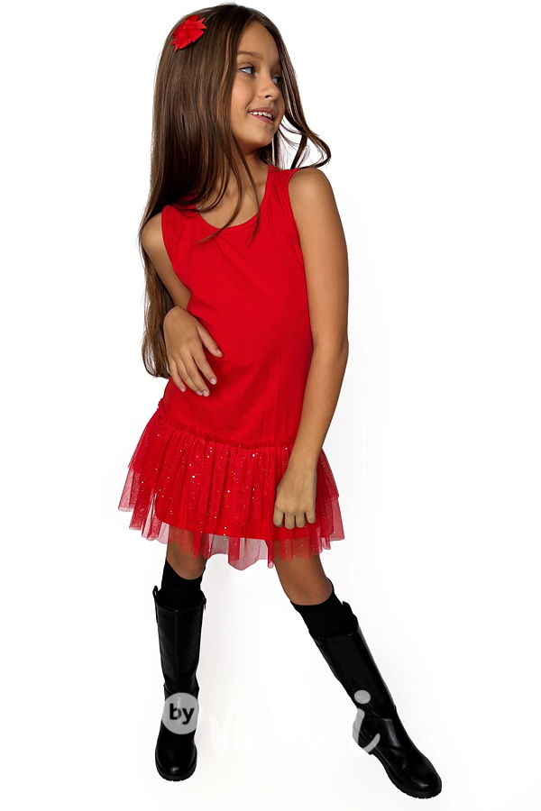 GLOW červené šaty