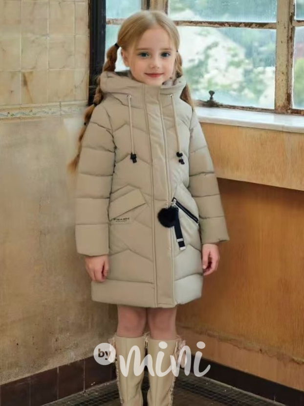 Zimní kabát Lily béžový