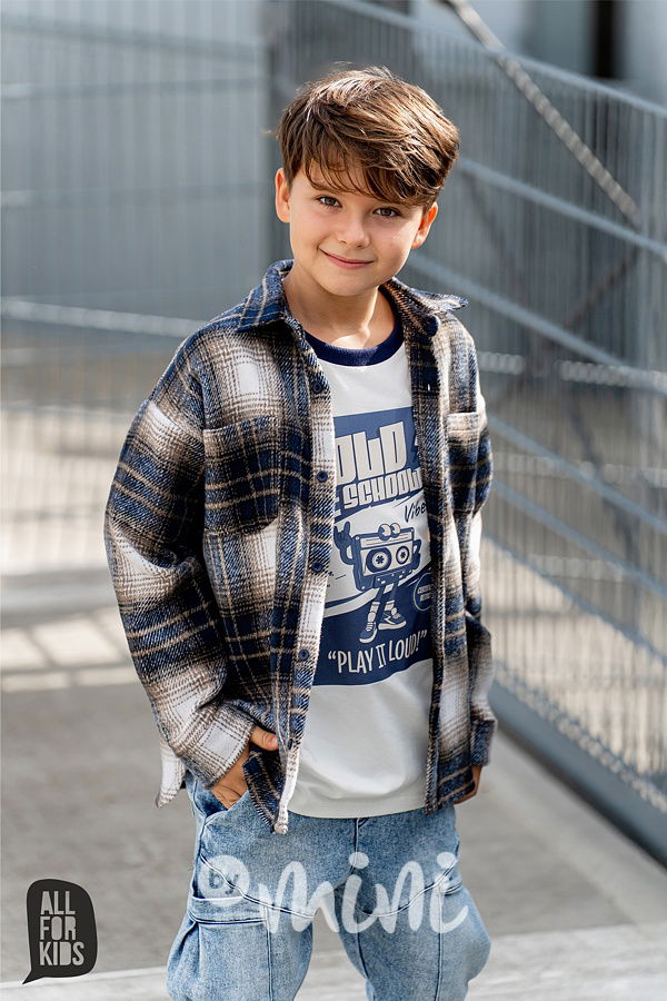 All for kids triko old school blue