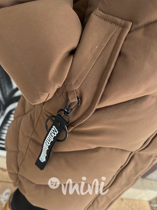 Zimní kabát Elis hnědý