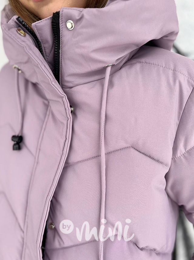 Zimní kabát Lily fialový