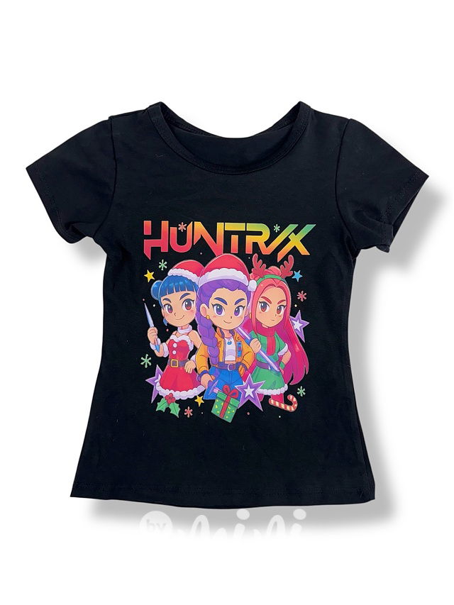 Demon Hunters triko XMAS černé