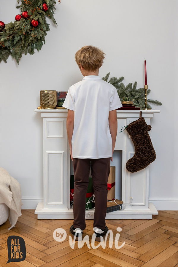 All for kids elegant kalhoty brown