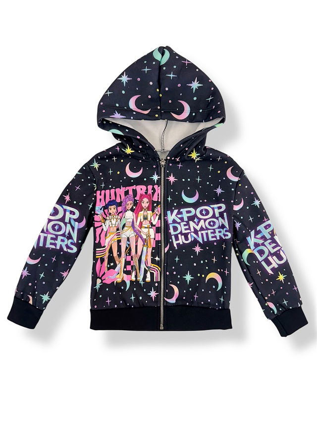 Demon Hunters zateplená mikina na zip NIGHT