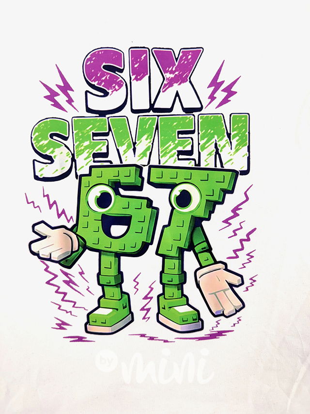 Six Seven triko bílé
