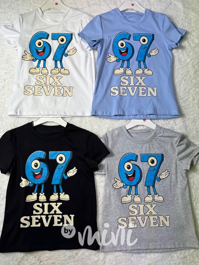 Six Seven triko bílé