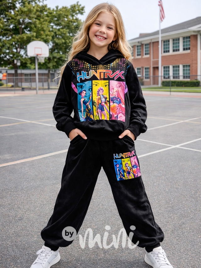 HUNTRIX soft velur souprava POP