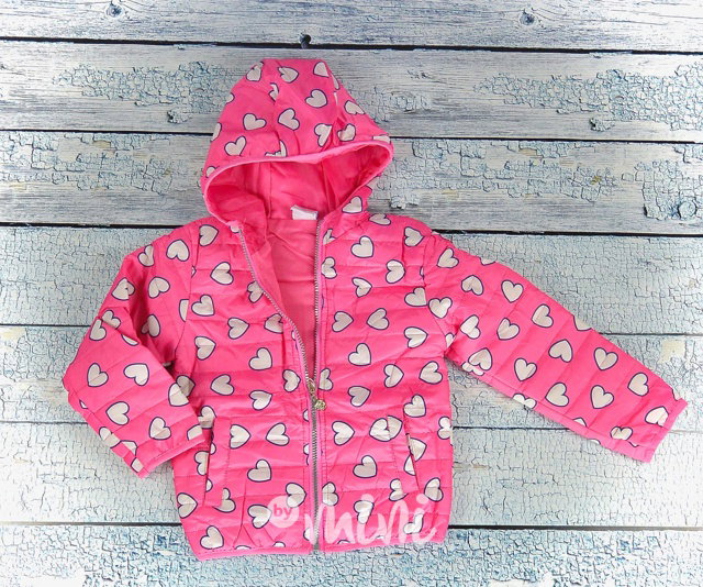 Jarní pink heart bundička