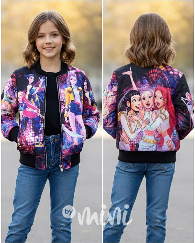 Demon Hunters bomber zateplená mikina