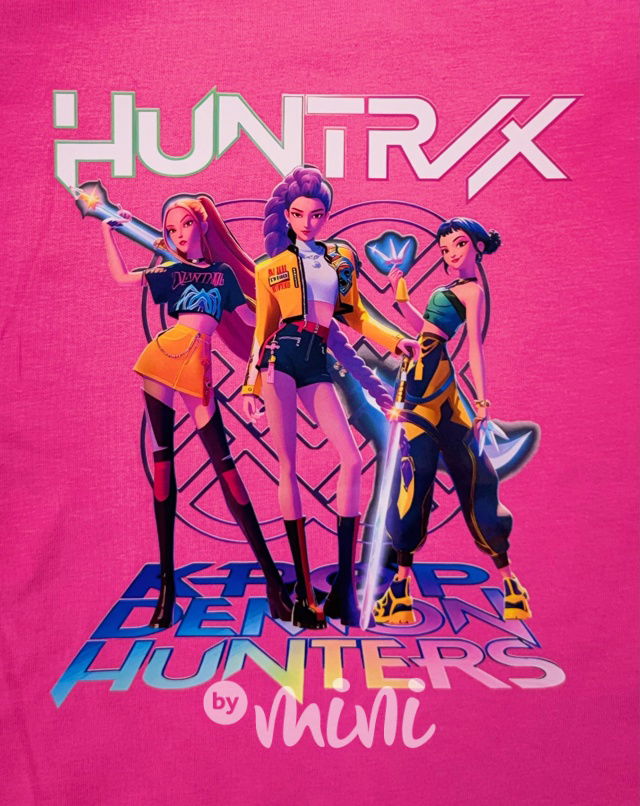 Huntrix triko růžové