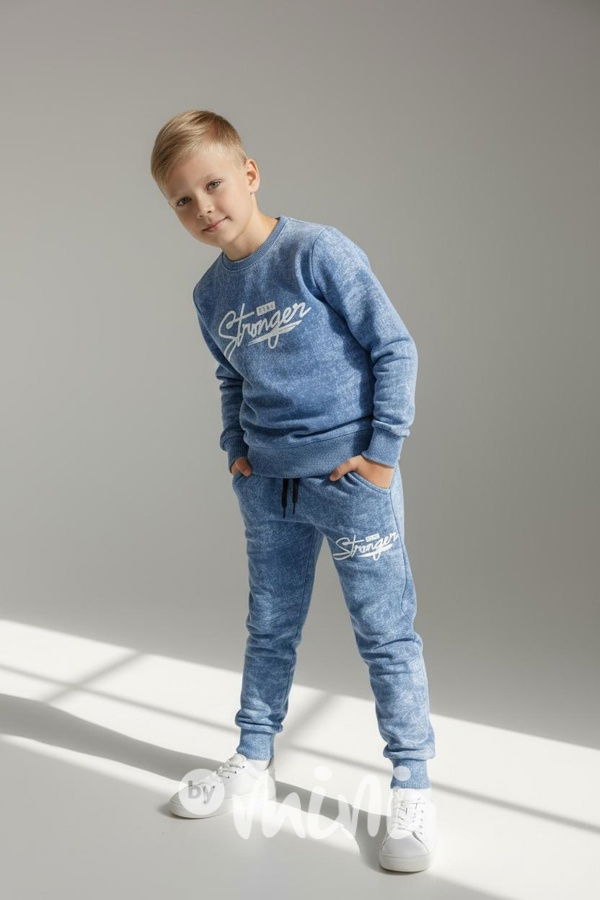 Stronger tepláková souprava melange blue