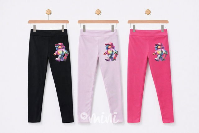 Roblox žebrované legíny černé