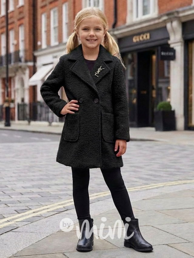 Alpaka kabátek SAINT černý