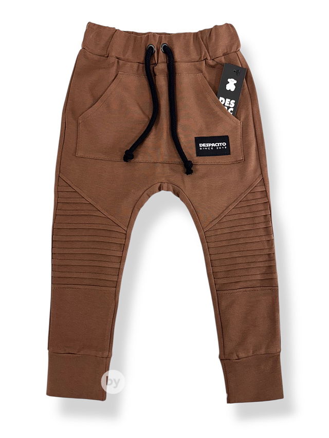 DESPACITO biker tepláky cappuccino