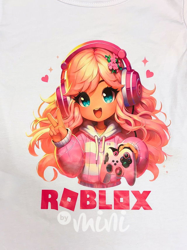 Roblox GIRL triko bílé
