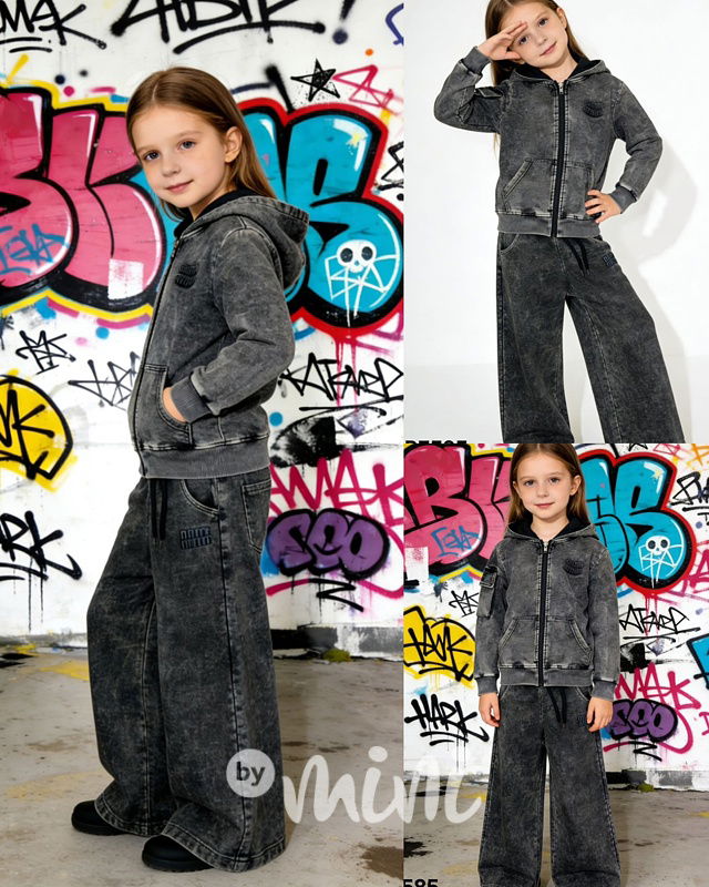 Soft denim lounge souprava