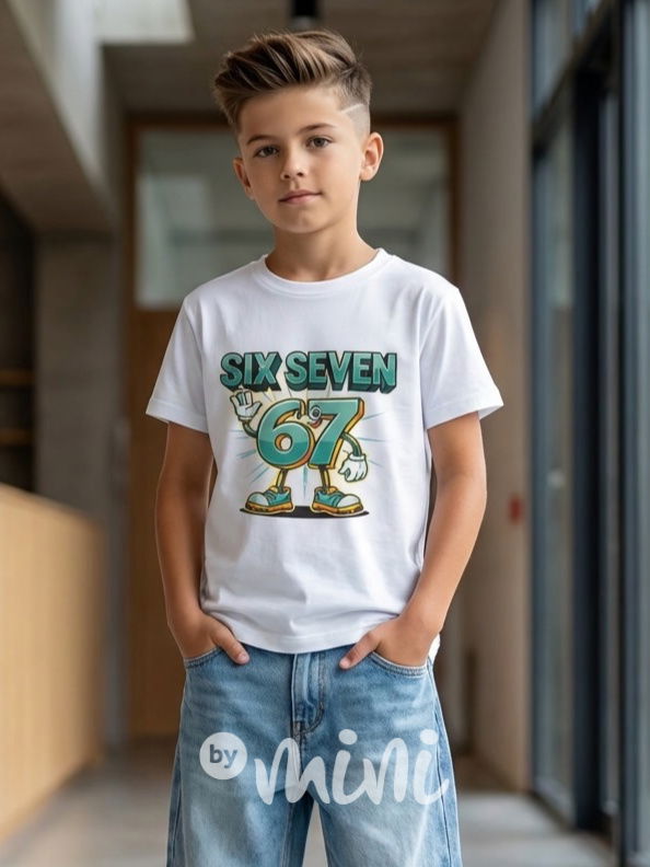 Six Seven triko bílé