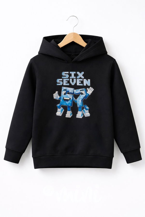 Six Seven mikina černá