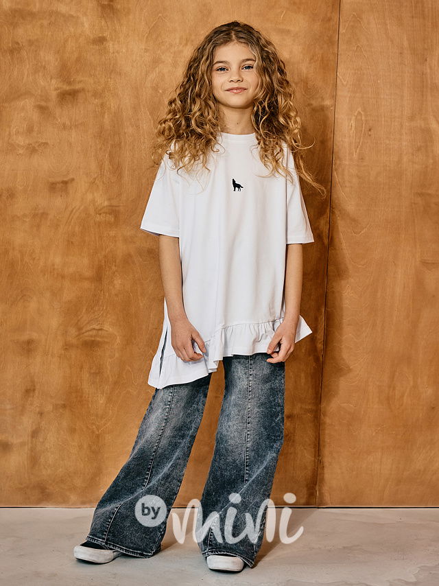 Mash Mnie bílá tunika wolf