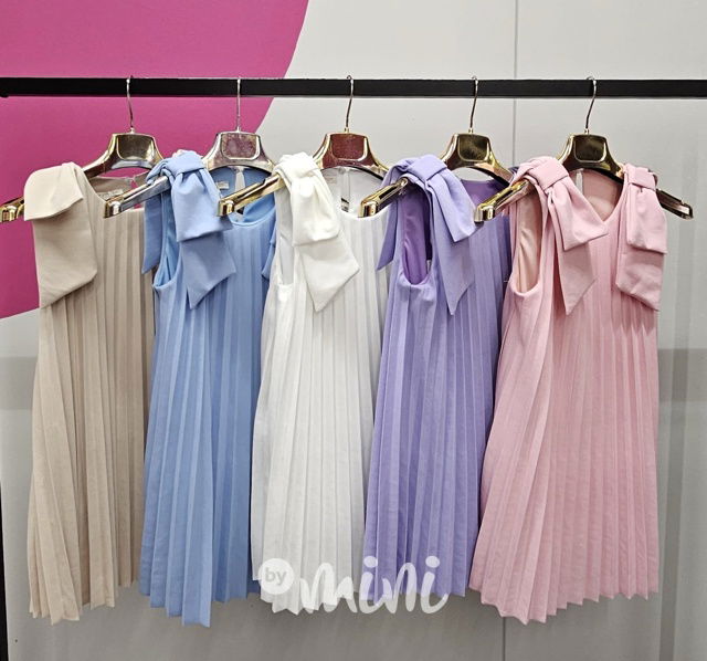 Maxi točivé plisované šaty PINK