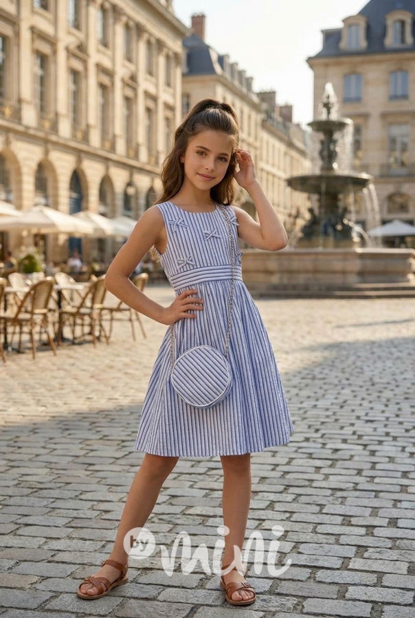 Marina mašličkové šaty s kabelkou